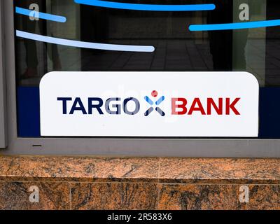 Villingen-Schwenningen, Deutschland - 30. April 2023: Die Targobank AG ist eine hauptsächlich im Privatkundengeschäft in Deutschland tätige Bank Stockfoto