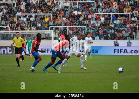 Jogo entre GAMBIA X URUGUAY No Estadio Estadio Unico Madre de Ciudades FIFA sub20 Weltmeisterschaft Argentinien 2023 é realizada em diferentes sedes da Argentina (Santiago del Estero, La Plata, San Juan e Mendoza) Stockfoto