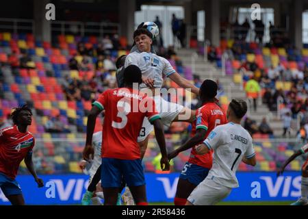 Jogo entre GAMBIA X URUGUAY No Estadio Estadio Unico Madre de Ciudades FIFA sub20 Weltmeisterschaft Argentinien 2023 é realizada em diferentes sedes da Argentina (Santiago del Estero, La Plata, San Juan e Mendoza) Stockfoto