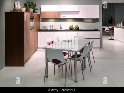 Moderne Küche Interior design Stockfoto