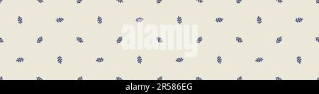 Eigenartiges Lino-Schnitt-Motiv-Vektormuster für Blattsplitter. Nahtlose Dekoration eines skurrilen Blattdesigns für den hintergrund von scandi. Stock Vektor