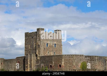 Carrickfergus Castle in der Grafschaft Antrim Stockfoto