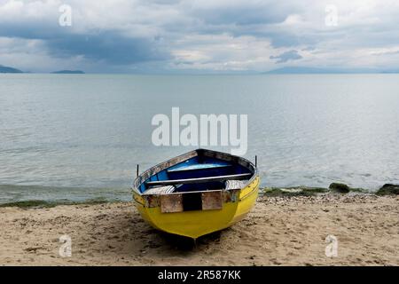 Albanien. Balkan-Halbinsel. Progradec. Strand Stockfoto