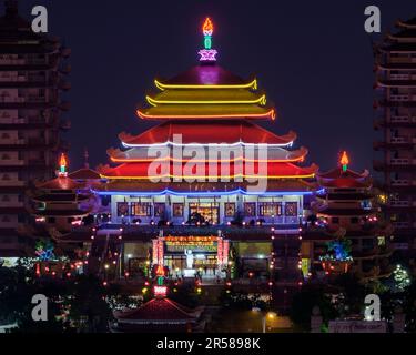 Buddhistische Zeremonie während Tet in Saigon Stockfoto
