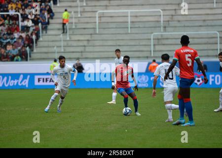 Jogo entre GAMBIA X URUGUAY No Estadio Estadio Unico Madre de Ciudades FIFA sub20 Weltmeisterschaft Argentinien 2023 é realizada em diferentes sedes da Argentina (Santiago del Estero, La Plata, San Juan e Mendoza) Stockfoto