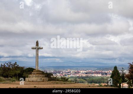 Crucero de Santo Toribio, san Justo de la Vega, Leon Spanien Stockfoto