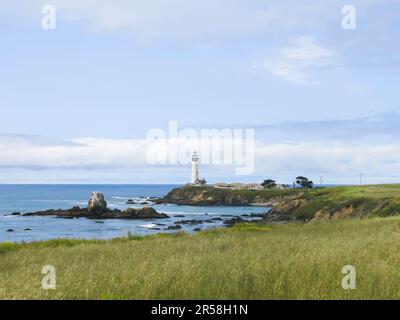 Pigeon Point Lighthouse, Pescadero, Kalifornien Stockfoto