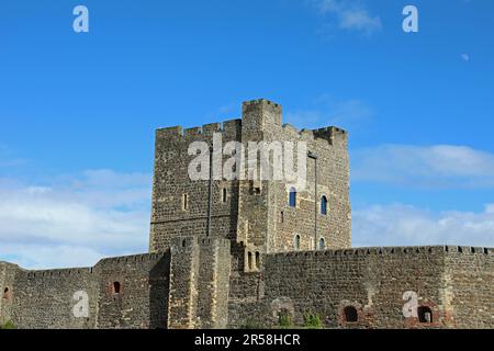 Carrickfergus Castle in der Grafschaft Antrim Stockfoto