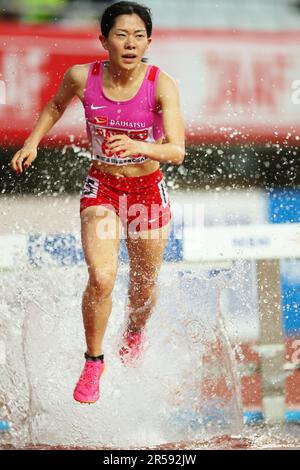 Osaka, Japan. 1. Juni 2023. Yuzu Nishide Athletics : Japan Track & Field National Championships 107. Frauenfinale 3000mSC im Yanmar Stadium Nagai in Osaka, Japan . Kredit: Naoki Morita/AFLO SPORT/Alamy Live News Stockfoto