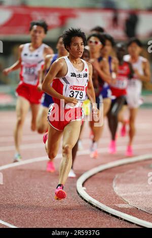 Osaka, Japan. 1. Juni 2023. Kazuya Shiojiri Athletics : das Japan Track & Field National Championships 107. Finale der Herren 5000m im Yanmar Stadium Nagai in Osaka, Japan . Kredit: Naoki Morita/AFLO SPORT/Alamy Live News Stockfoto