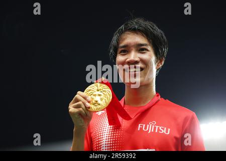 Osaka, Japan. 1. Juni 2023. Kazuya Shiojiri Athletics : das Japan Track & Field National Championships 107. Finale der Herren 5000m im Yanmar Stadium Nagai in Osaka, Japan . Kredit: Naoki Morita/AFLO SPORT/Alamy Live News Stockfoto