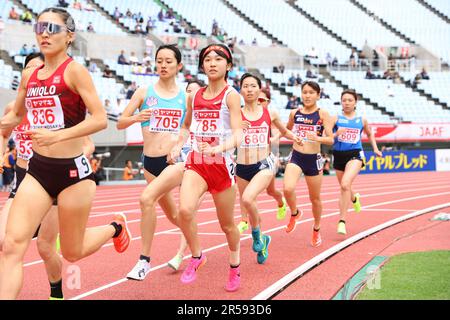Osaka, Japan. 1. Juni 2023. Yuya Sawada Athletics : Japan Track & Field National Championships 107. Women's 1500m Heat im Yanmar Stadium Nagai in Osaka, Japan . Kredit: Yohei Osada/AFLO SPORT/Alamy Live News Stockfoto