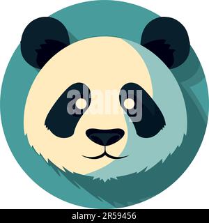 Süßes Panda-Design isoliert Stock Vektor