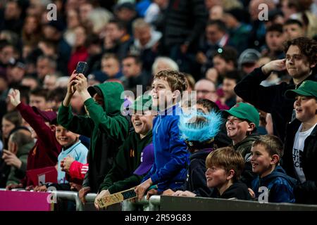 Leeds, England - 01/06/2023 - Cricket - Vitality T20 Blast: North Group - Yorkshire Vikings V Lancashire Lightning - Headingley Stadium, Leeds, England - Yorkshire Fans. Kredit: SWpix/Alamy Live News Stockfoto