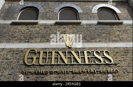 St. James's Gate Brewery, Heimat des Guinness Stout Beers. Dublin, Irland. Stockfoto