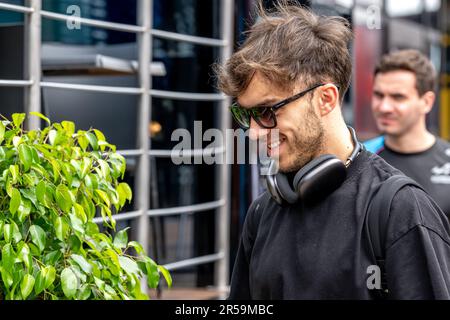 Barcelona, Spanien. 01. Juni 2023. CIRCUIT DE BARCELONA-CATALUNYA, SPANIEN - 01. JUNI: Pierre Gasly, Alpine A523 während des spanischen Grand Prix auf dem Circuit de Barcelona-Catalunya am Donnerstag, 01. Juni 2023 in Montmelo, Spanien. (Foto: Michael Potts/BSR Agency) Kredit: BSR Agency/Alamy Live News Stockfoto