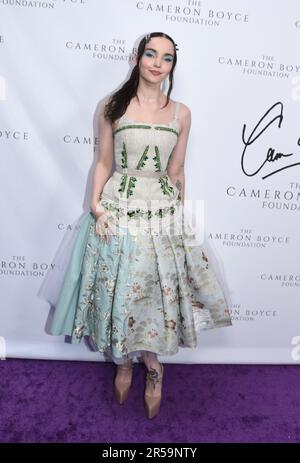 Los Angeles, Kalifornien, USA 1. Juni 2023 Schauspielerin/Singer Dove Cameron nimmt am 1. Juni 2023 in Los Angeles, Kalifornien, USA, an der 2. Annual Cam for A Cause Gala im Citizen News, Thompson Hotel Teil. Foto: Barry King/Alamy Live News Stockfoto