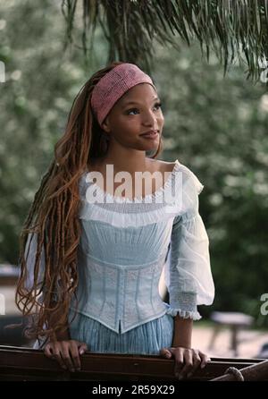 Der Film mit der kleinen Meerjungfrau 2023 Halle Bailey Stockfoto