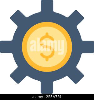 Vektorbild des Symbols "Geldverwaltung". Stock Vektor