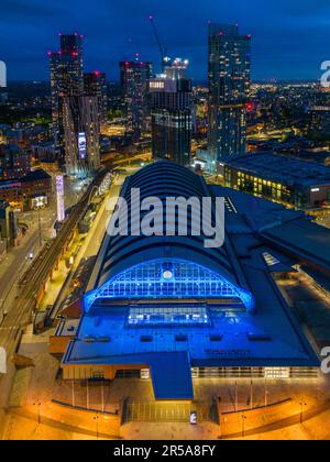 Großraum Manchester, Großbritannien. Manchester Central Convention Complex, Luftbild. 22. Mai 2023 Stockfoto