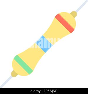 Widerstand Symbol Vektorbild. Stock Vektor