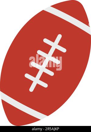 Vektorbild des Rugby-Ball-Symbols. Stock Vektor