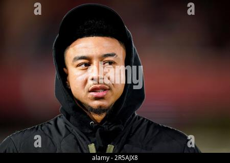 Aktenfoto vom 11-01-2023 des ehemaligen englischen internationalen Jesse Lingard, der Nottingham Forest am Ende seines Vertrags verlassen wird. Ausgabedatum: Freitag, 2. Juni 2023. Stockfoto