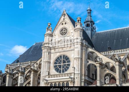 Paris, Frankreich - 09-12-2018: Die Kirche Saint Eustache Stockfoto