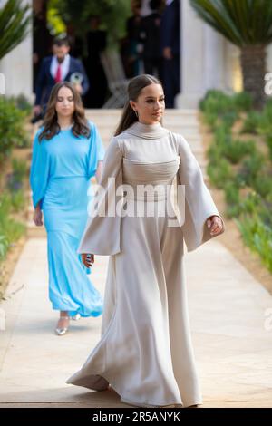 Amman, Jordanien. 01. Juni 2023. Prinzessin Iman bint Abdullah von Jordanien in Amman, am 01. Juni 2023, Kredit: Royal Hashemite Court/Albert Nieboer/Netherlands OUT/Point De Vue OUT/dpa/Alamy Live News Stockfoto