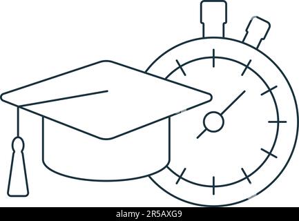 Symbol für schnelles Lernen. Einfarbiges einfaches Schild aus der Performance Kollektion. Symbol für schnelles Lernen für Logo, Vorlagen, Webdesign und Infografiken. Stock Vektor