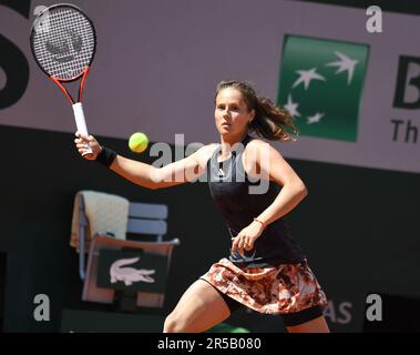 Paris, Frankreich. 02. Juni 2023. Roland Garros Paris French Open 2023. Tag 6 02. Mai 06/2023 Daria Kasatkina (---) gewinnt Spiel der zweiten Runde Gutschrift: Roger Parker/Alamy Live News Stockfoto