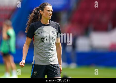 Eindhoven, Niederlande. 02. Juni 2023. EINDHOVEN, NIEDERLANDE - JUNI 2: Ingrid Syrstad Engen des FC Barcelona während einer Trainingseinheit des FC Barcelona vor dem Finalspiel der UEFA Women's Champions League zwischen dem FC Barcelona und dem VfL Wolfsburg im PSV-Stadion am 2. Juni 2023 in Eindhoven, Niederlande (Foto von Joris Verwijst/Orange Pictures) Guthaben: Orange Pics BV/Alamy Live News Stockfoto