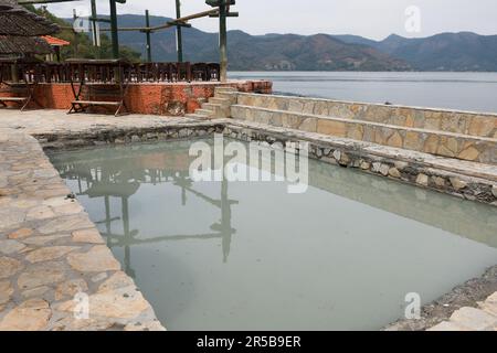 Sultaniye Mod Baths, Lake Köyceğiz, near Dalyan, Province Muğla, Türkei, April 2023 Stockfoto