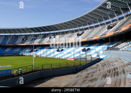 Avellaneda, Argentinien, 3, August 2011. Malerei im Stadion des Rennclubs. Kredit: Fabideciria. Stockfoto