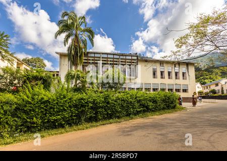 Kolonialgebäude in Zomba, Malawi Stockfoto