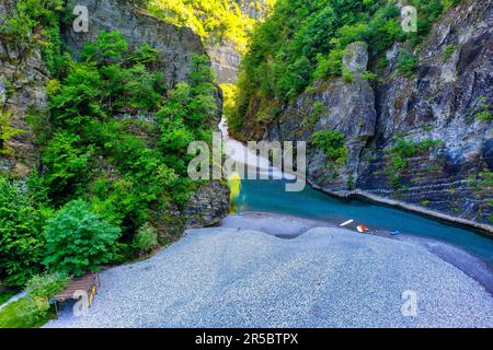 Lumi i Shales (Fluss Shala) Albanien Stockfoto