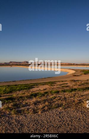 ONEE-Lösung für Abwasser: Kläranlage in Taourirt, Marokko Stockfoto