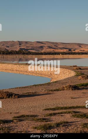 Taourirt City Abwasseraufbereitungsanlage in Marokko Stockfoto