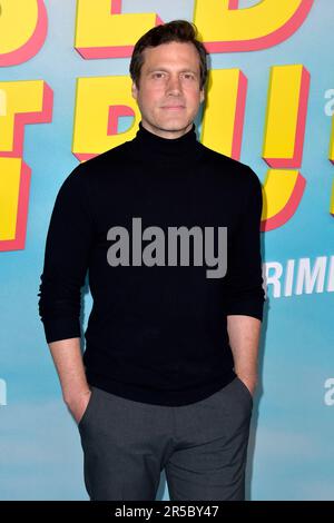 Brandon Keener bei der Premiere der Peacock Streamingserie „Based on a True Story“ im Pacific Design Center. West Hollywood, 01.06.2023 Stockfoto