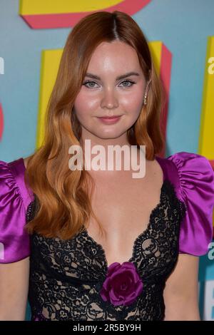 Liana Liberato bei der Premiere der Peacock Streamingserie „Based on a True Story“ im Pacific Design Center. West Hollywood, 01.06.2023 Stockfoto