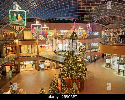 UK, West Yorkshire, Leeds, Trinity Leeds Shopping and Leisure Centre Stockfoto