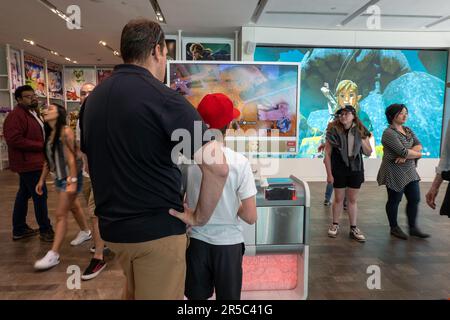 Der Nintendo Store befindet sich im 10 Rockefeller Center in Midtown Manhattan, 2023, New York City, USA Stockfoto