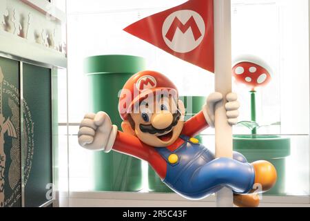 Der Nintendo Store befindet sich im 10 Rockefeller Center in Midtown Manhattan, 2023, New York City, USA Stockfoto