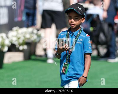 Barcelona, Spanien. 02. Juni 2023. CIRCUIT DE BARCELONA-CATALUNYA, Barcelona, Spanien, 02. Juni 2023, Vor dem Catalunya Grand Prix F1 auf dem Circuit of Catalunya Barcelona am 02. juni 2023 während DER FORMEL 1 AWS GRAN PREMIO DE España 2023 - Übung 1 und 2 - Formel 1 Championship Credit: Live Media Publishing Group/Alamy Live News Stockfoto