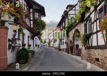 Historisches Hambach Castle Lane Stockfoto