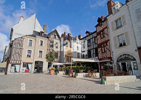 Place du Chatelet, Altstadt, Orleans, Loiret, Zentrum, Frankreich Stockfoto