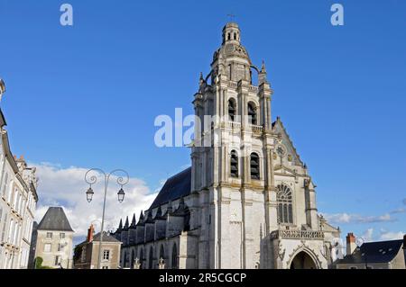 Saint-Louis Cathedral, Blois, Loir-et-Cher Department, Centre, Frankreich Stockfoto