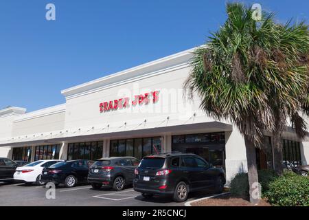 Trader Joe's Storefront in Sarasota, Florida, USA. Stockfoto