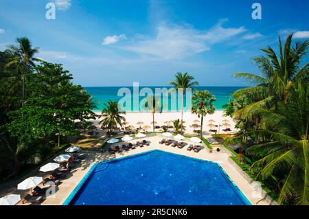 Chedi Resort am Pansea Beach, Phuket, Thailand Stockfoto