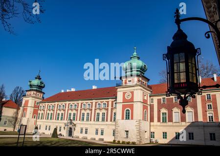 Lancut Castle in Polen ist eine herrliche historische Festung mit reichem Kulturerbe, mit atemberaubender Architektur und opulentem Interieur Stockfoto